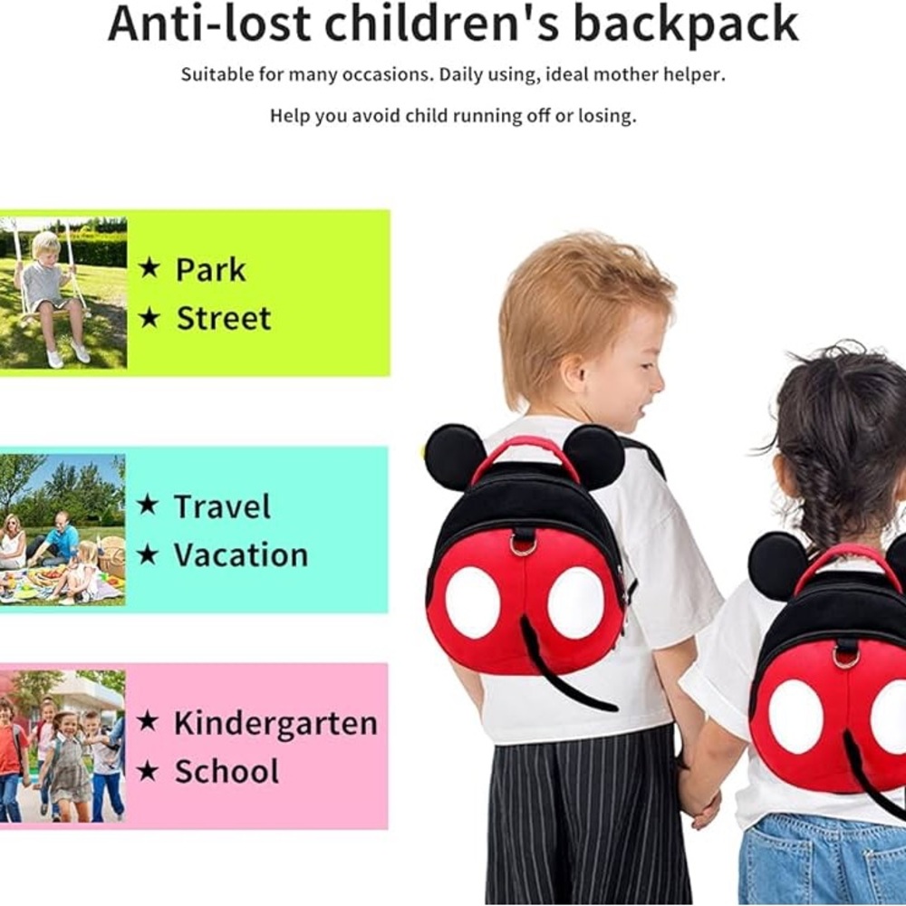 Baby Toddler Keeper Walking Safety Harness Backpack Leash Strap Bag Anti-lost - Picture 14 of 14